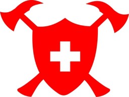 Bild von Feuerwehr Schweiz Wappen Autoaufkleber