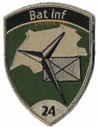 Bild von Bat Inf 24 gold Infanteriebataillon mit Klett