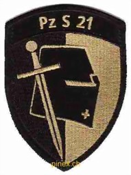 Bild von Panzerschule 21 Abzeichen mit Klett