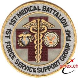Bild von 1st Medical Bataillon FMF Abzeichen Patch