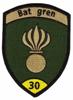 Image de Bat Gren 30 Badge brodé Armée suisse avec Velcro
