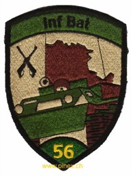 Bild von Inf Bat 56 Infanterie-Bat 56 grün, mit Klett