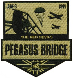 Image de British Airborne Pegasus Bridge 6.Juni 1944 WWII Abzeichen Badge Patch