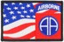 Image de 82nd Airborne All American US Flagge Abzeichen Patch