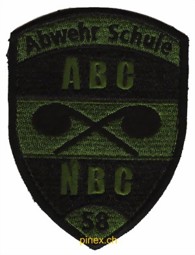 Bild von ABC Abwehr Schule Badge mit Klett