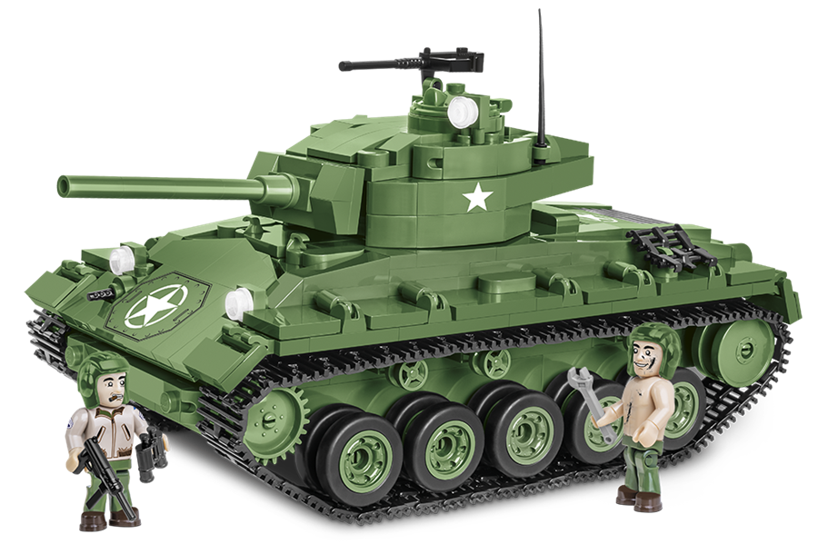 Image de Cobi M24 Chaffee Panzer US Army Baustein Set COBI 2543 WWII