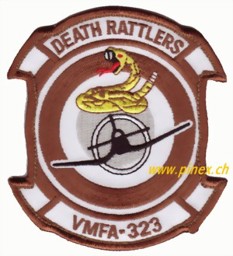 Bild von Stoffaufnäher VMFA-323 Death Rattlers