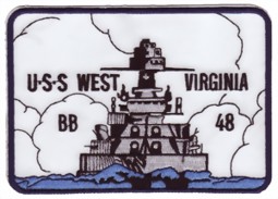 Bild von USS West Virginia BB-48 Schlachtschiff Patch WWII