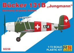 Image de Bücker 131B Jungmann Schweizer Luftwaffe Modellbausatz 1:72