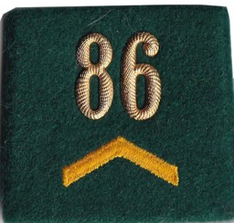 Image de Korporal Schulterpatte Infanterie 86. Preis gilt für 1 Stück
