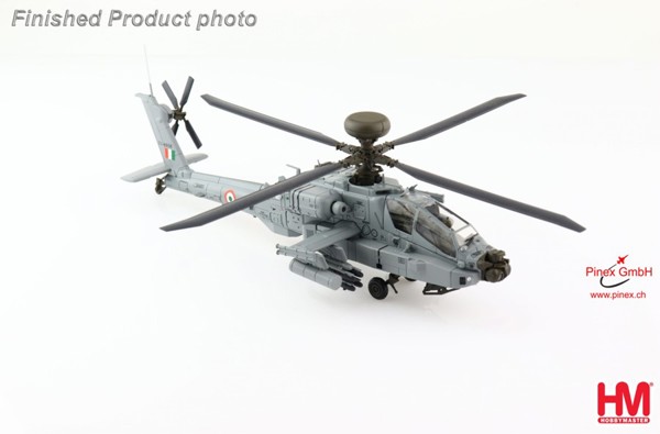 Image de Apache AH-64E Guardian ZV-4808 Indian Air Force 125th Squadron Gladiators, maquette en métal échelle  1:72