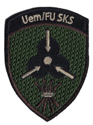Immagine di Uem / Fu SKS Uebermittlung Führungsunterstützung Badge mit Klett