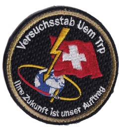 Picture of Versuchsstab Uem Trp Schweizer Armee Badge mit Klett