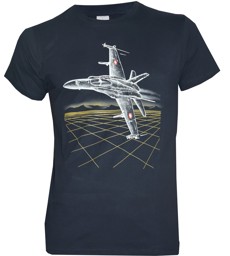 Picture of F/A-18 Hornet Schweizer Luftwaffe Erwachsenen T-Shirt 2022