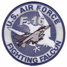 Bild von F16 Falcon System Abzeichen US Air Force