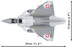 Picture of COBI Mirage III S Schweizer Luftwaffe Kampfflugzeug Baustein Bausatz Armed Forces 5827