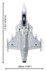Bild von COBI Saab JAS 39 Gripen C Kampfflugzeug Bausatz Armed Forces 5828 