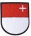 Bild von Kantonswappen Abzeichen gewoben, Aargau