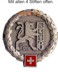 Bild von Felddivision 6  Emblem Schweizer Armee. Mit allen 4 Stiften offen. Auf Styropor aufgesteckt für den Versand.