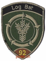 Bild von Log Bat 92 Logistik Bataillon 92 braun mit Klett