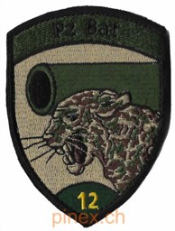 Bild von Pz Bat 12 Panzer Bataillon 12 grün mit Klett