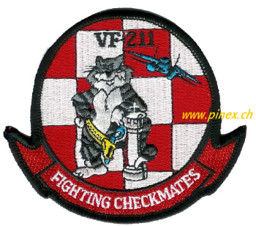 Bild von VF-211 Aufnäher Fighting Checkmates