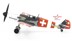 Image de  Messerschmitt ME-109 G-6 J-705 maquette en métal 1:72 Forces aériennes suisses