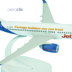 Image de Boeing 737-800 Jet2 Holidays G-JZHA modèle d'avion échelle 1:200 Snap Fit Modell Aeroclix