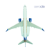 Immagine di Boeing 737-800 Jet2 Holidays G-JZHA 1:200 Snap Fit Modell von Aeroclix