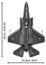 Bild von Cobi F-35A Lightning II Lockheed Martin Kampfjet Polen 5832 Baustein Set