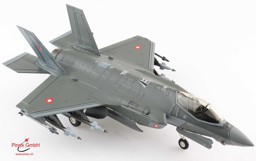 Immagine di Lockheed F-35A Lightning 2, L-001/19-5530, Royal Danish Air Force 2021. Hobby Master modellino in metallo scala 1:72, HA4430. 