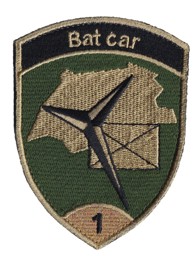 Picture of Bat car 1 GOLD mit Klett Armeebadge