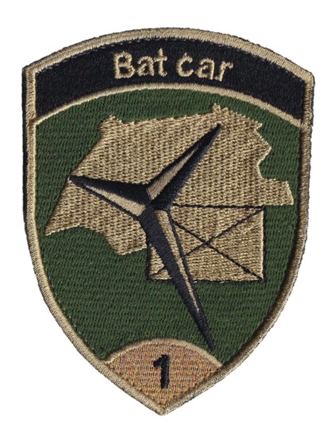 Immagine di Bat car 1 GOLD mit Klett Armeebadge