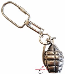 Bild von US Handgranate "Pineapple" Metall Schlüsselanhänger 