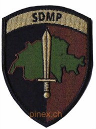 Bild von SDMP Sicherheitsdienst Militärpolizei Badge mit Klett