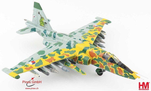 Picture of SU-25K Frogfoot 9013, Czechoslovak Air Force, 30th Combat Air Regiment 1992. Hobby Master Modell im Massstab 1:72, HA6106. 