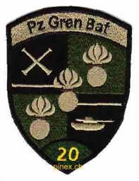 Bild von Panzer Gren Bat 20 grün mit Klett