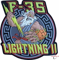 Bild von F-35 Lightning II Logo PVC Rubber Patch 