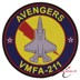 Bild von VMFA-211 Avengers Abzeichen F-35 Lightning II PVC Rubber Patch offiziell