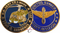 Immagine di US Army Aviation UH-1 Huey Iroquois Coin Sammlermünze