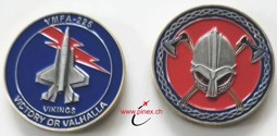 Image de VMFA-225 Vikings F-35 Lightning II Coin Sammlermünze
