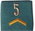 Immagine di Korporal Rangabzeichen Schulterpatte 5 Versorgungstruppen. Preis gilt für 1 Stück 