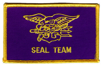 Bild von Seal Team Abzeichen blau  