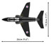 Immagine di BAe Hawk T1 RAF Jet Baustein Modell Set Armed Forces Cobi 5845