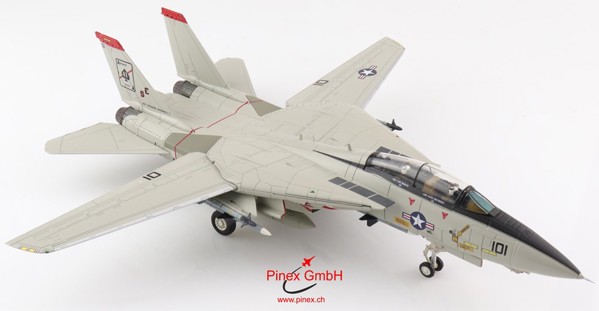 Picture of F-14A Tomcat "Queen of Spades" 162689, VF-41 Black Aces, Operation Desert Storm June 1991. Metallmodell 1:72 Hobby Master HA5230