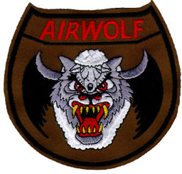 Bild von Airwolf Logo Aufnäher Abzeichen