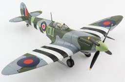 Picture of Spitfire MK.IXe 1:48 ML407, Johnnie Houlton 485 Squadron Sept. 1944. Metallmodell Hobby Master HA8326