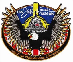 Bild von USS John Warner SSN 785 U-Boot Badge 