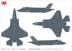 Bild von Lockheed F-35 Lightning 2 Israelische Luftwaffe Sqn Golden Eagle 2021. Metallmodell 1:72 Hobby Master HA4432