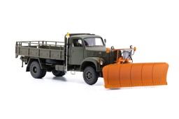Immagine di Berna 2VM LKW mit Räumschild Schweizer Militär Fahrzeug Kunststoff Fertigmodell ACE Collectors 1:43